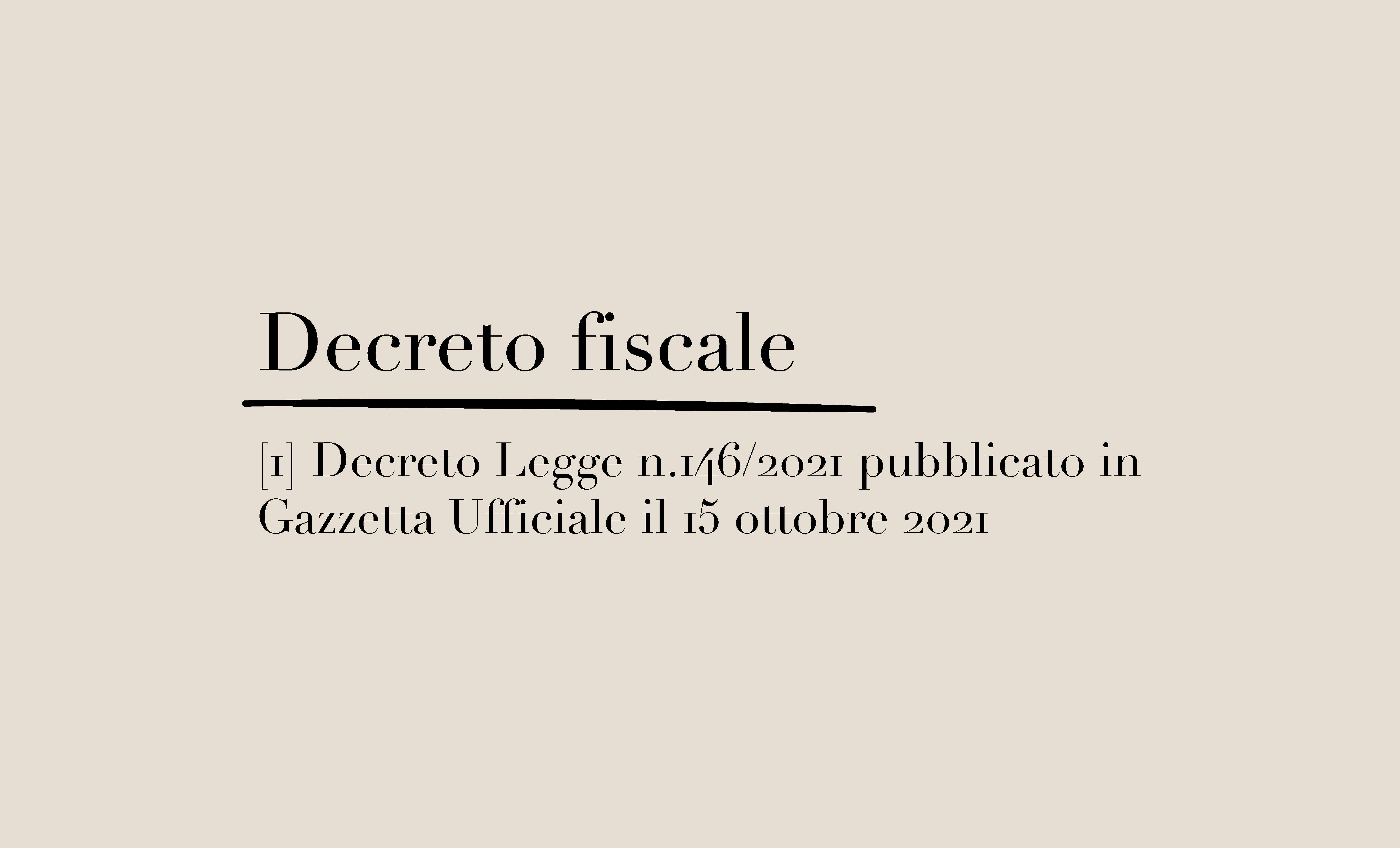 DECRETO FISCALE Negretti Commercialisti Bergamo